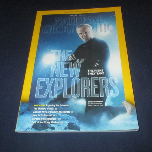 National Geographic Magazine June 2013 Back Issue -James Cameron - Picture 1 of 3